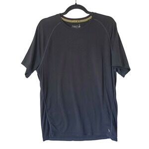 Smartwool Merino 150 Mens Large Black Short Sleeve Base Layer T-Shirt Hiking Tee